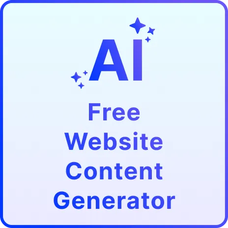 Free AI Website Content Generator, Online Website Copy Maker Tool